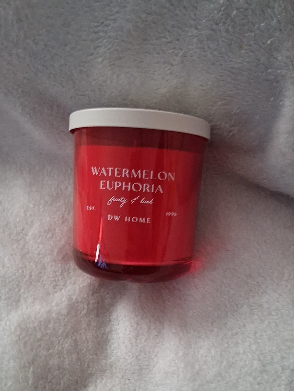 DW Home Watermelon Euphoria Jar Candle - Red